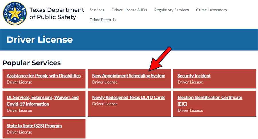 sacar licencia Texas online