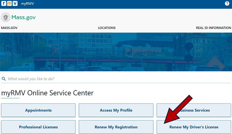 renovar licencia de conducir en Massachusetts