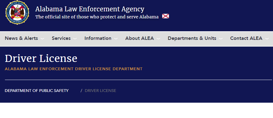 sacar licencia de manejo en Alabama