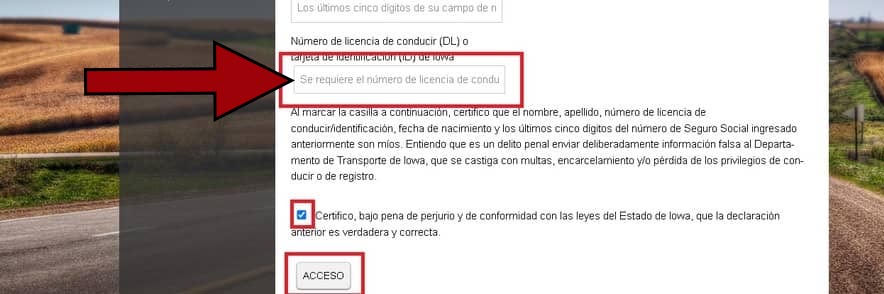 renovar la licencia de manejo en Iowa