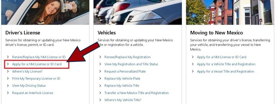 sacar licencia de manejo en new mexico