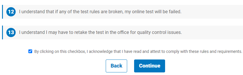 examen de manejo en Ohio