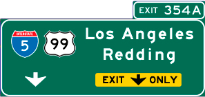 California Exit Numbering System