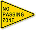 No Passing Zone