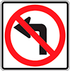 No left turn