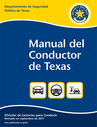 manual de manejo en Texas