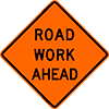 road work ahead