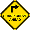 sharp curve ahead