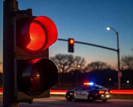 de cuánto es la multa por pasarse un semáforo en rojo en california