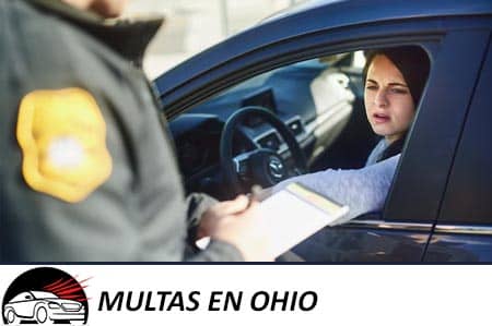 multas de tránsito en Ohio