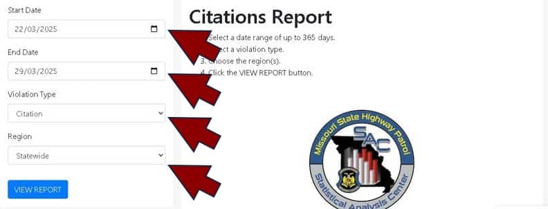 verificar multas de tránsito en Missouri