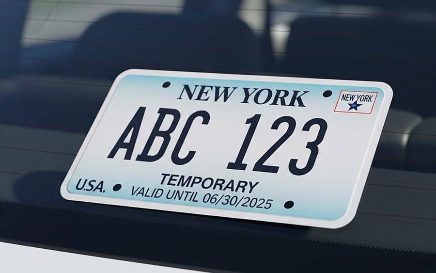cuanto tiempo puedo andar con las placas vencidas en New York