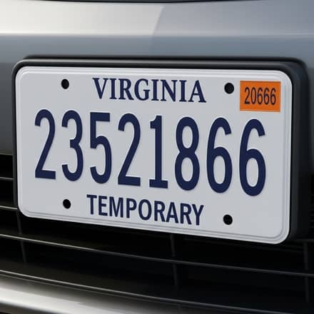 requisitos para plaquear un carro en virginia